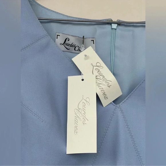 Lourdes Chávez light blue dress size 10 - Picture 4 of 12